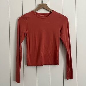 Anthropologie Pink Long Sleeve Tee